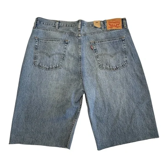 NWT Levi’s Denim Jean Shorts Jorts Cutoffs Size 40 - Picture 2 of 4